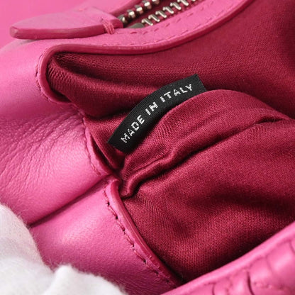 Miu Miu Crystal Clutch Matelasse Leather, Pink, Leather, Handbag