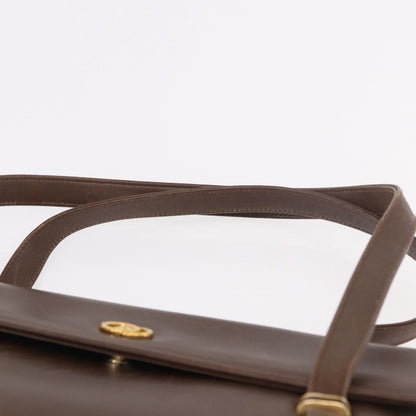 Gucci Vintage Leather, Brown, Leather, Tote Bag