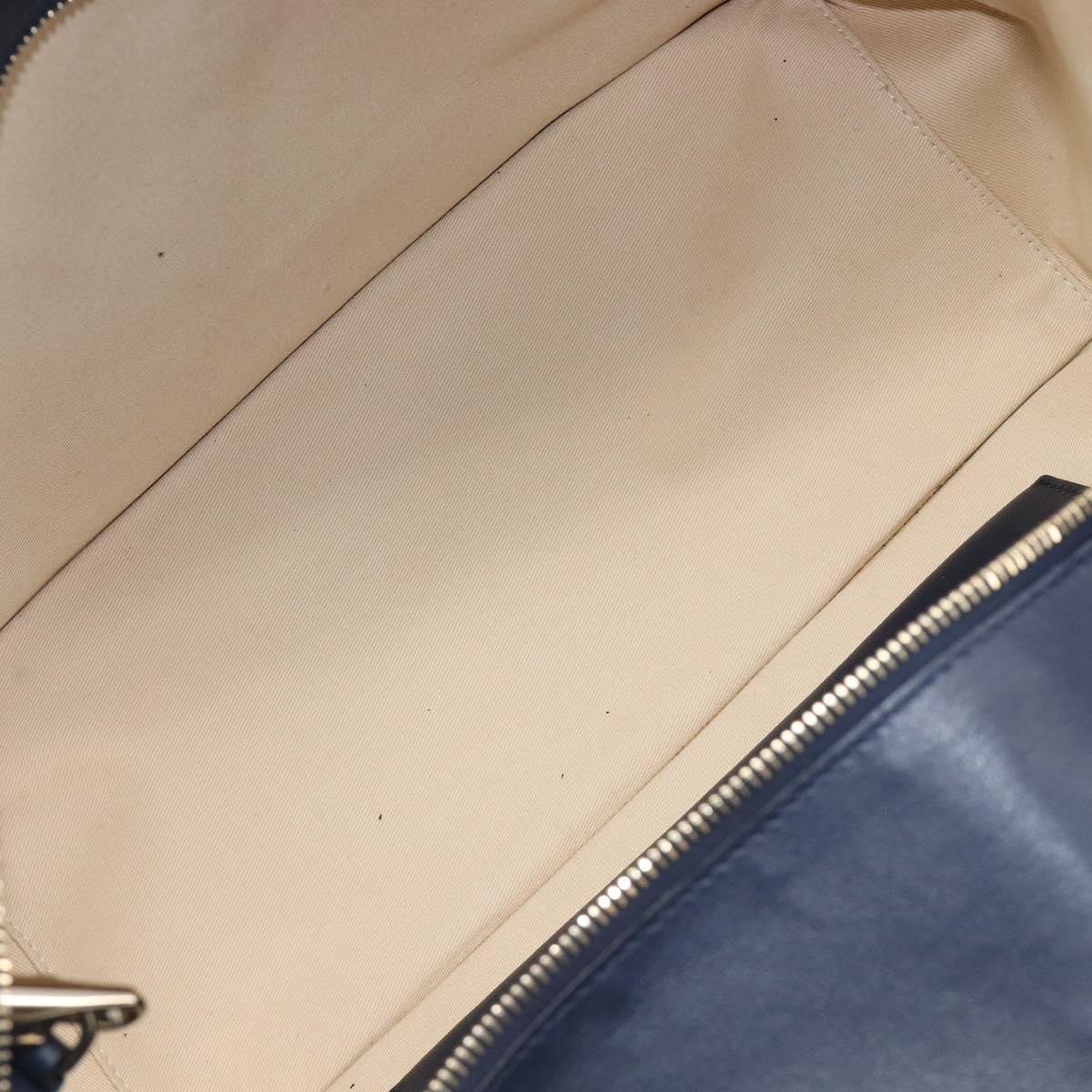 Valentino Garavani VLogo Convertible Shopper Leather, Navy, Leather, Tote Bag