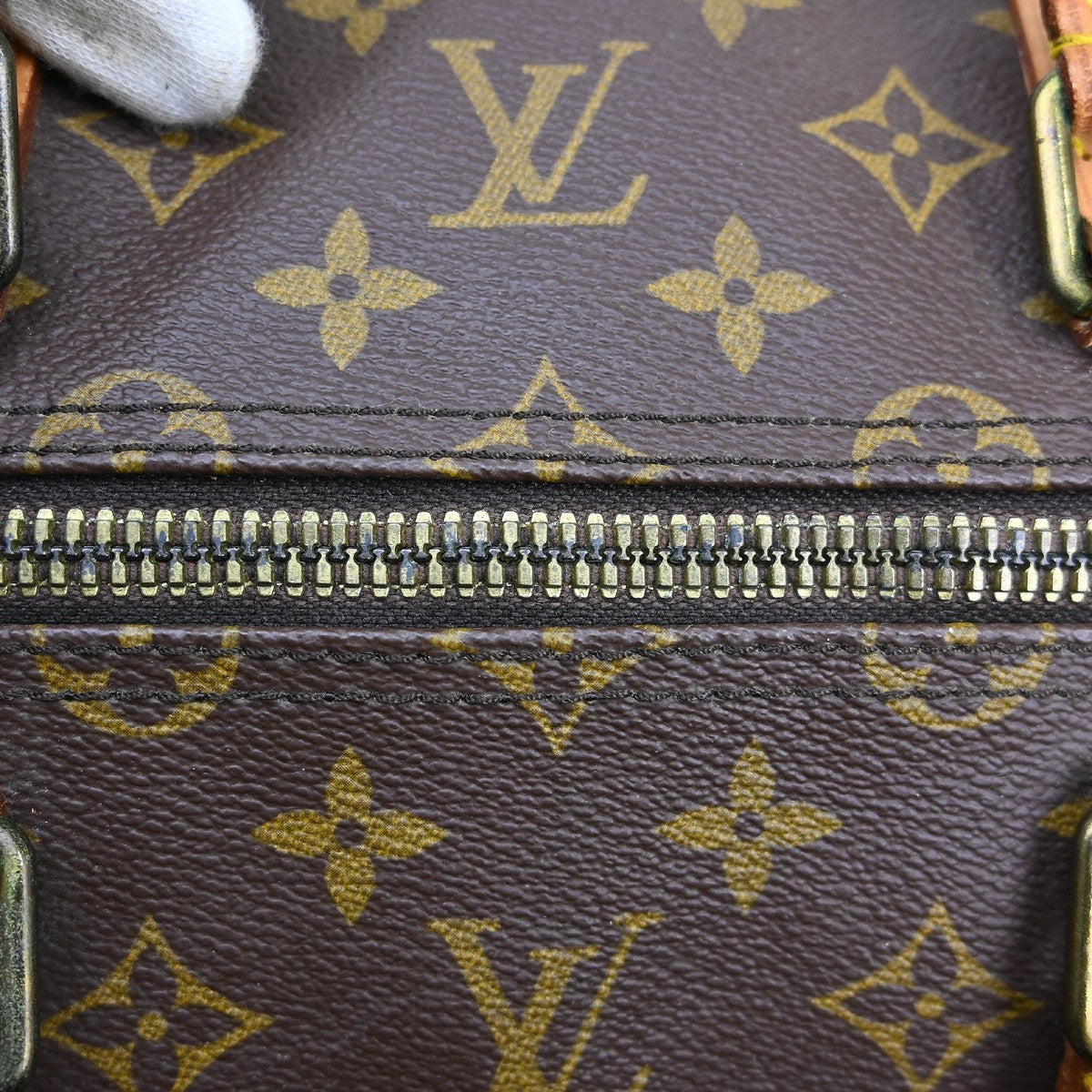 Louis Vuitton Keepall Monogram, Brown, Canvas, Travel Bag