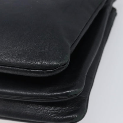 Celine Trio Leather, Black, Leather, Crossbody Bag
