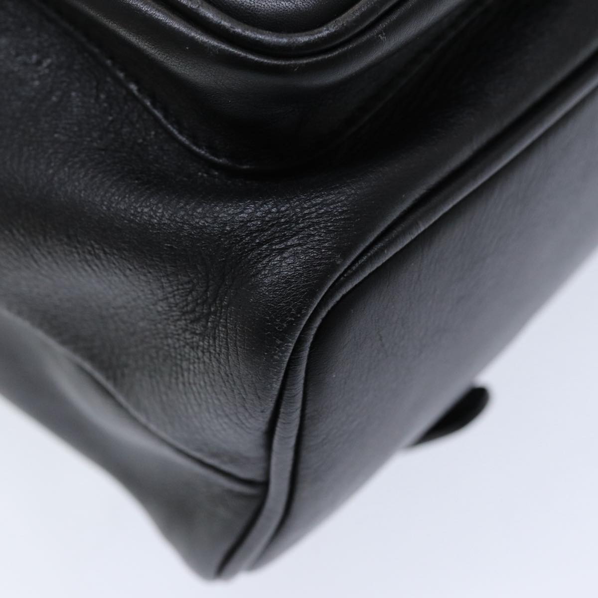 Gucci Bamboo, Black, Leather, backpack
