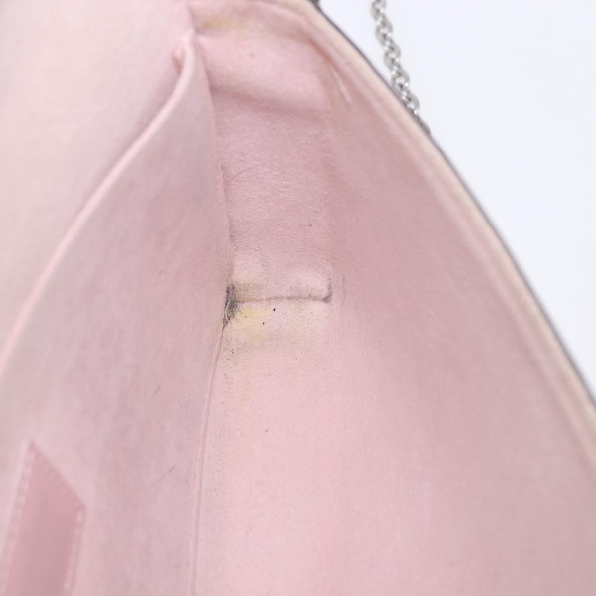 Louis Vuitton Felicie Chain Epi Leather, Pink, Leather, Clutch
