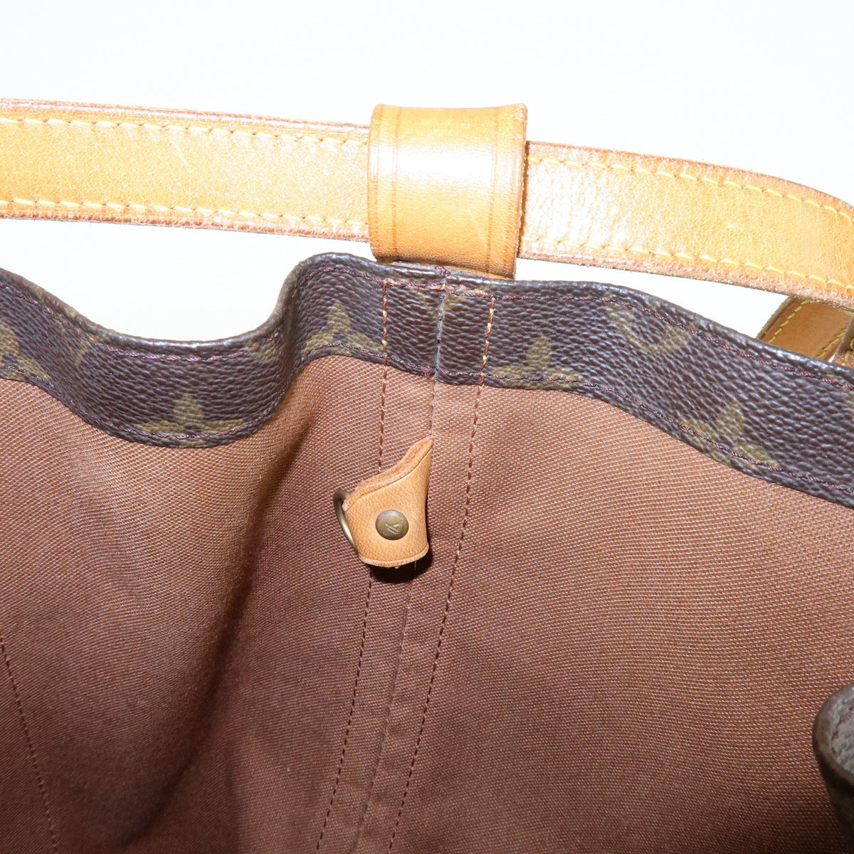 Louis Vuitton Randonnee Monogram Canvas, Brown, Canvas, Backpack