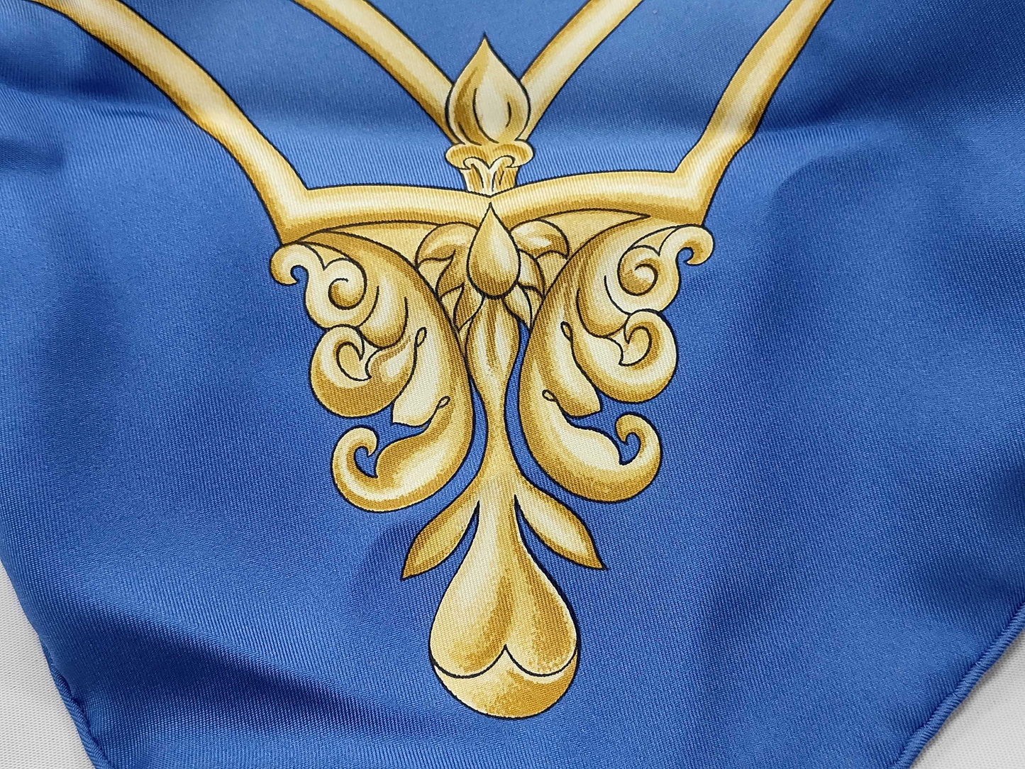 Hermes Carré 90 Silk multicolor, Blue, Silk, Scarf