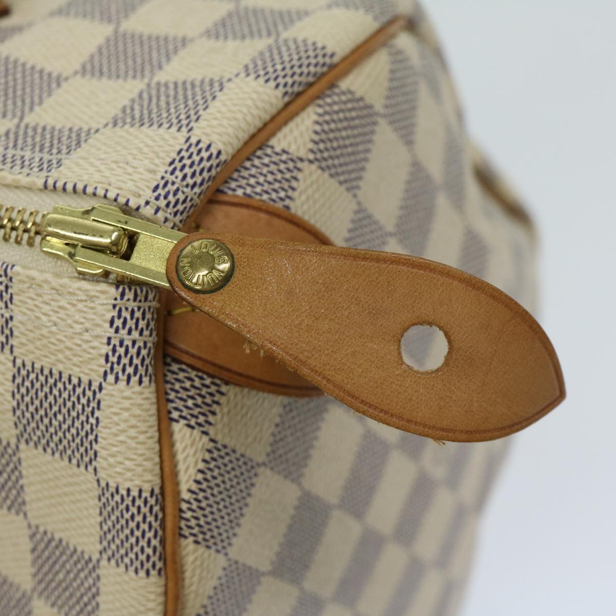 Louis Vuitton Speedy 30, Beige, Canvas, handbag