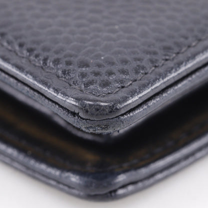Chanel Timeless CC French Caviar, Black, Leather, Wallet