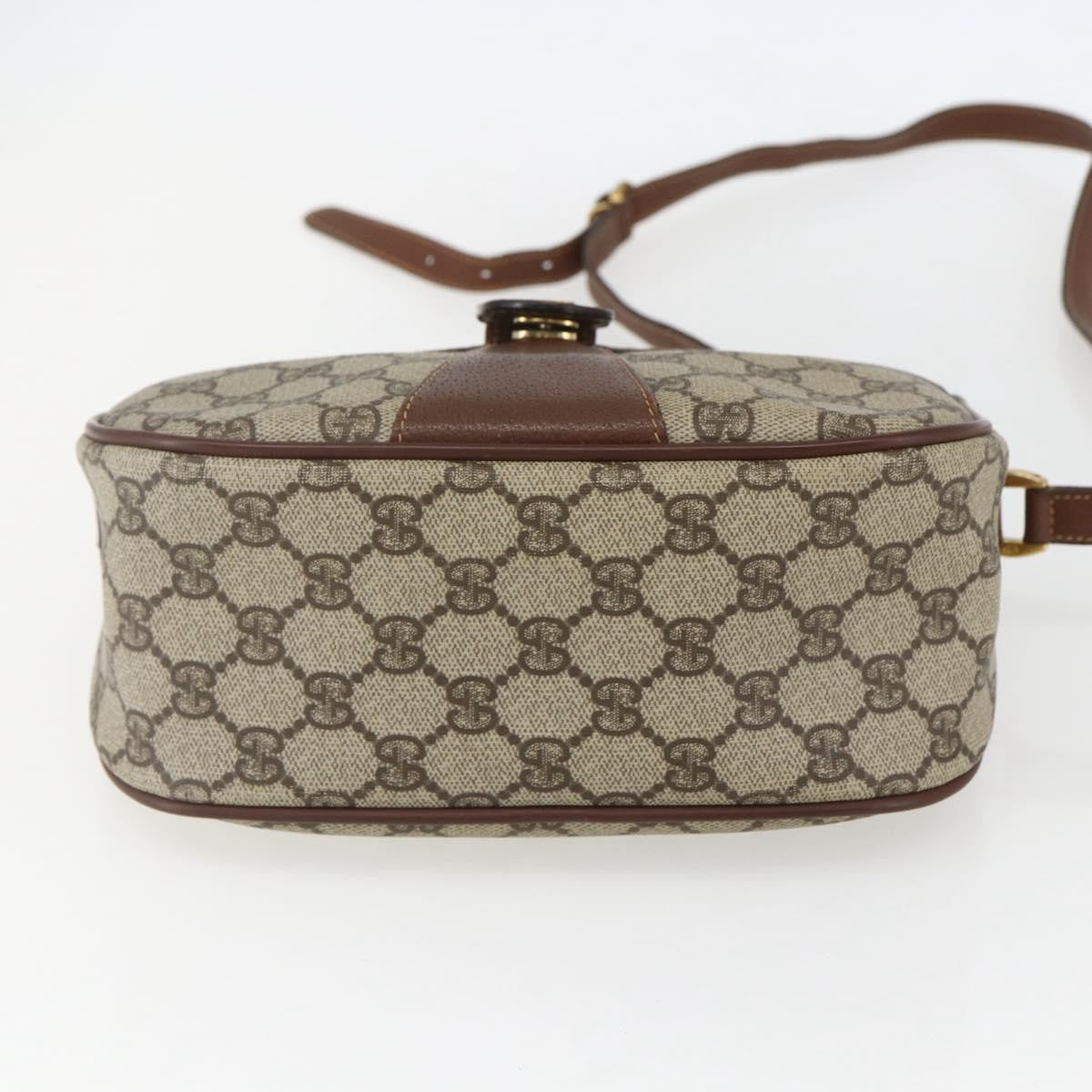Gucci Vintage Web GG Coated Canvas, Beige, Canvas, Crossbody Bag