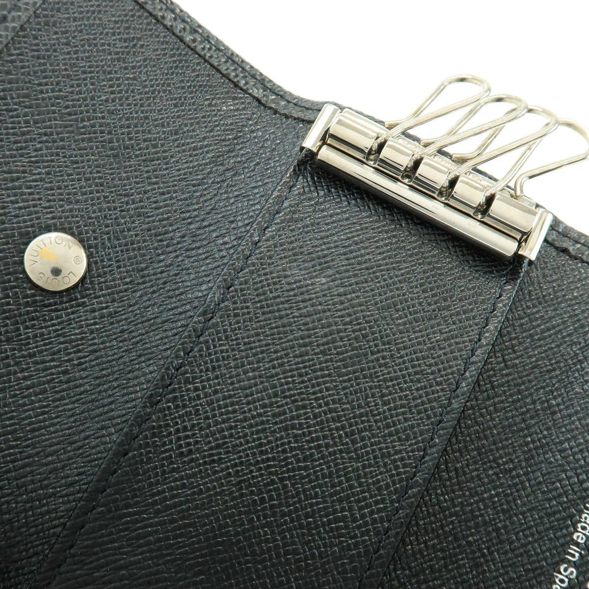 Louis Vuitton Multiclés 4 Cuir verni, Black, Leather, Wallet