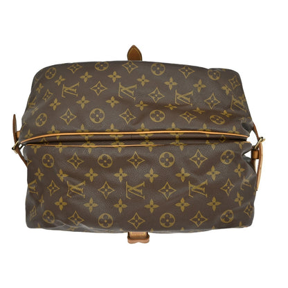Louis Vuitton Saumur Monogram, Brown, Canvas, Shoulder Bag