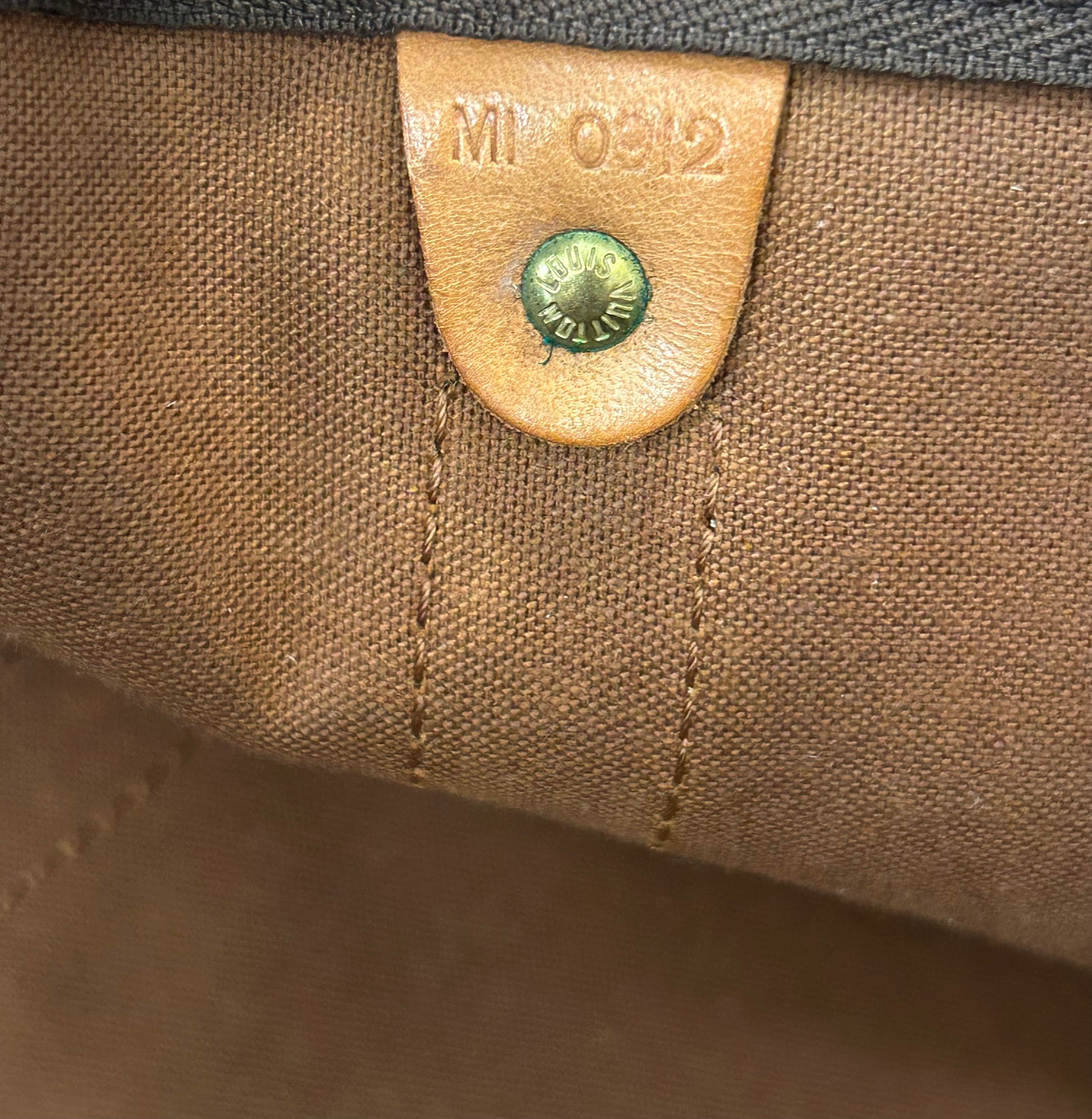 Louis Vuitton Keepall Monogram Canvas, Brown, Canvas, Travel Bag