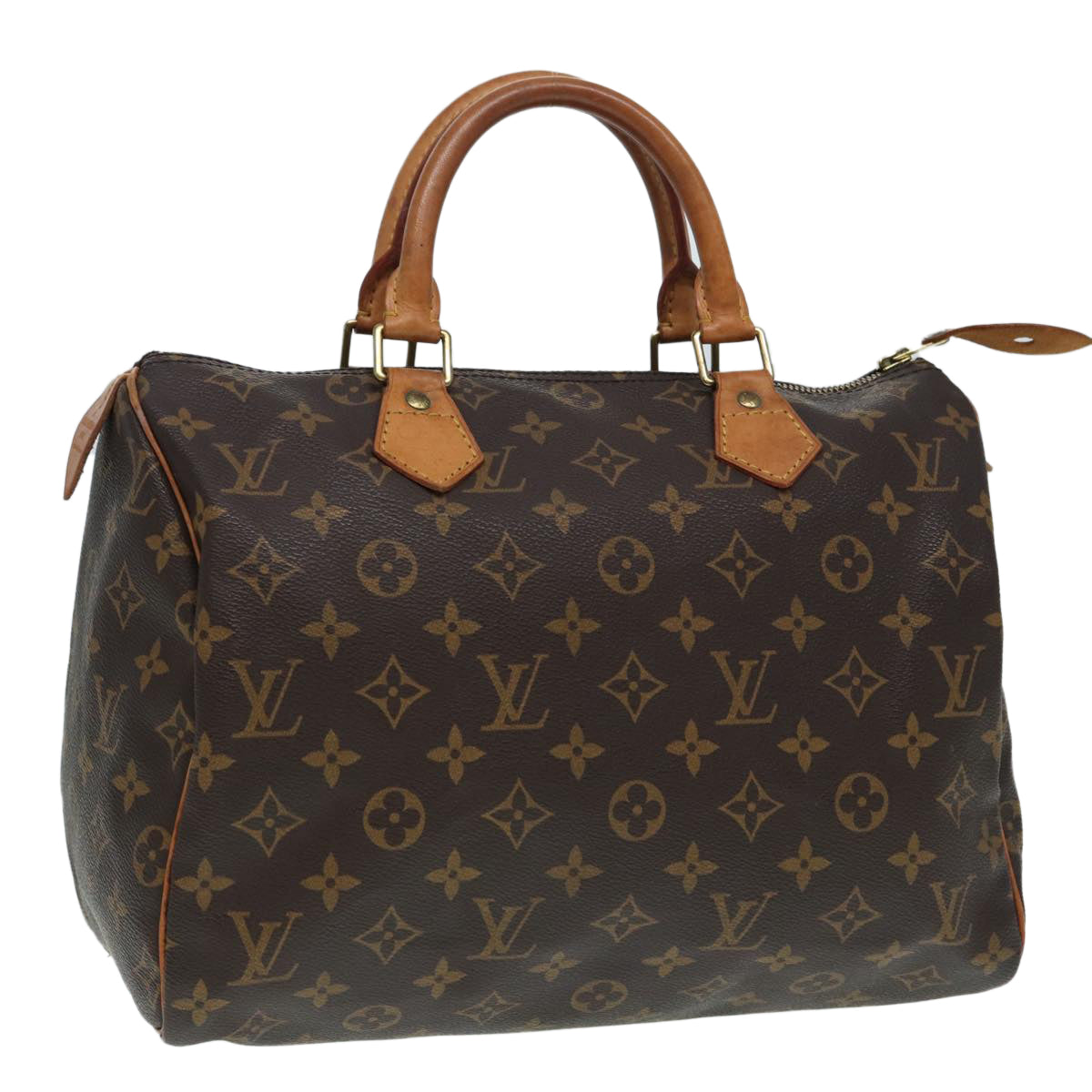 Louis Vuitton Speedy 30, Brown, Canvas, handbag