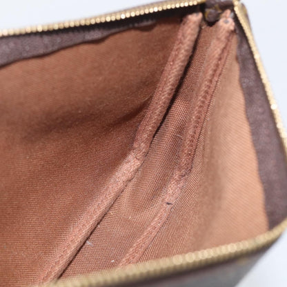 Louis Vuitton Pochette Accessoires NM Monogram Canvas, Brown, Canvas, Clutch