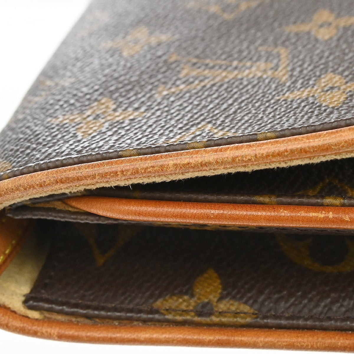 Louis Vuitton Twin Monogram Canvas, Brown, Canvas, Clutch