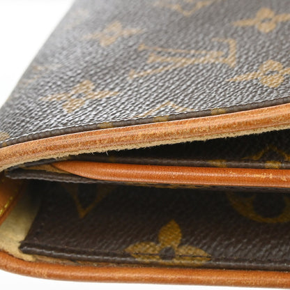 Louis Vuitton Twin Monogram Canvas, Brown, Canvas, Clutch
