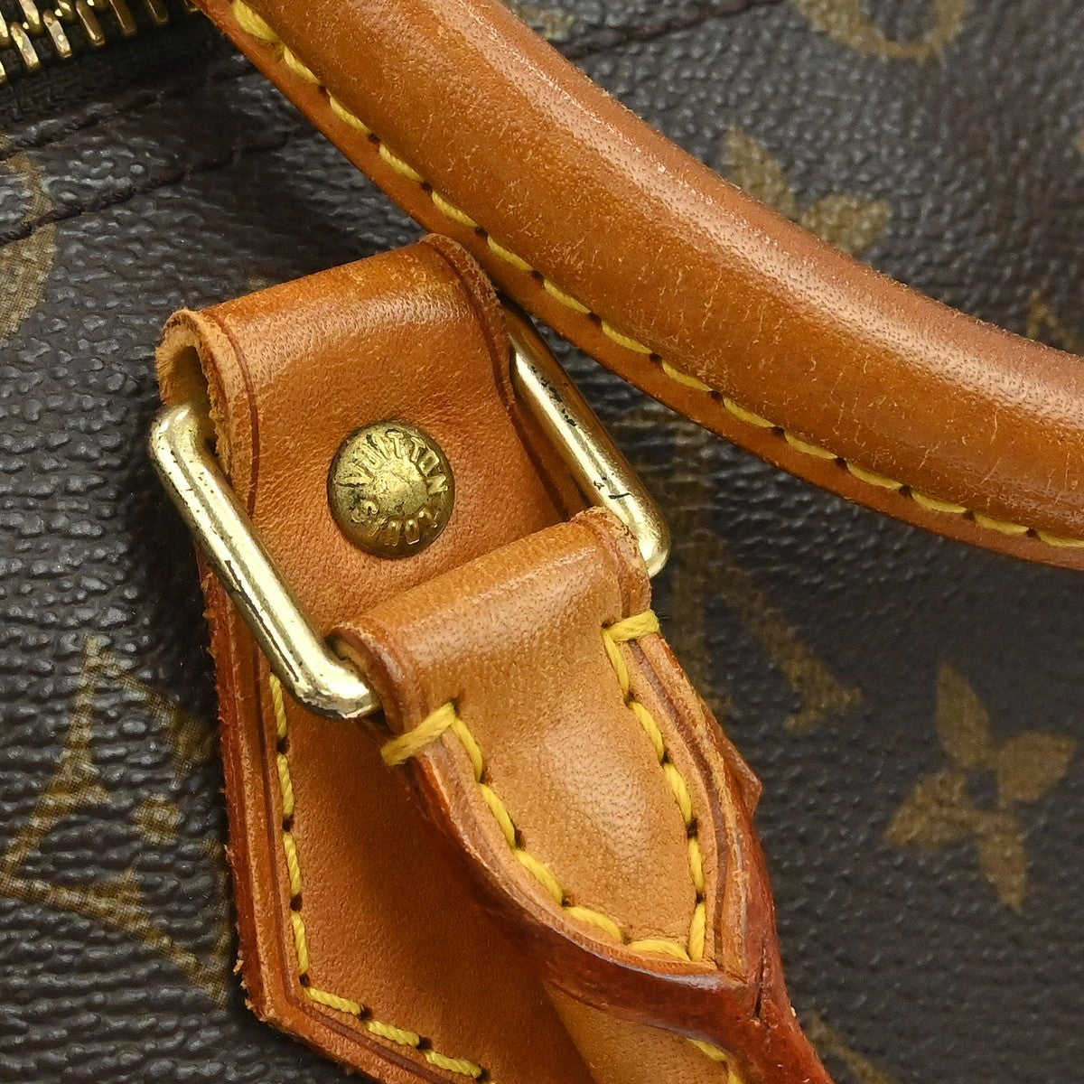 Louis Vuitton Speedy Monogram, Brown, Canvas, Handbag