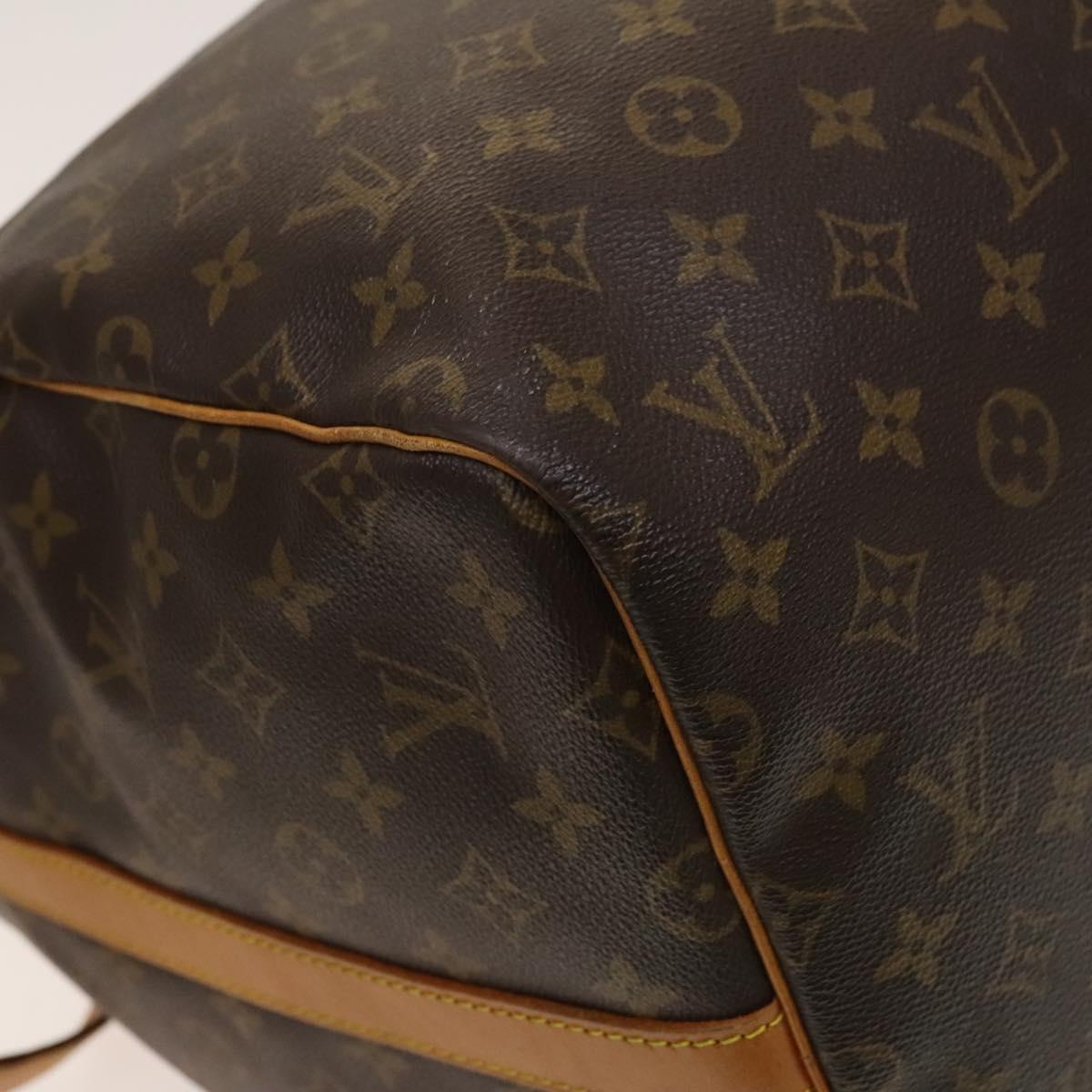 Louis Vuitton Keepall Bandouliere Bag Monogram Canvas, BROWN, CANVAS, Travel bag