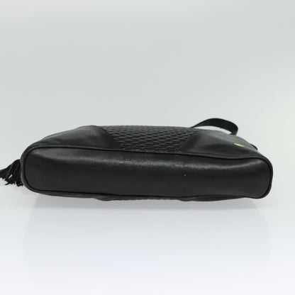 Bally Vintage Quilted leather, Black, Leather, Shoulder Bag