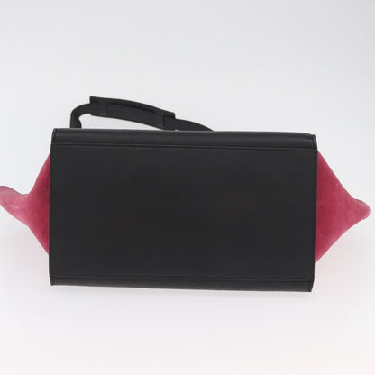 Celine Trapeze Leather with Suede, Multicolour, Leather, Handbag