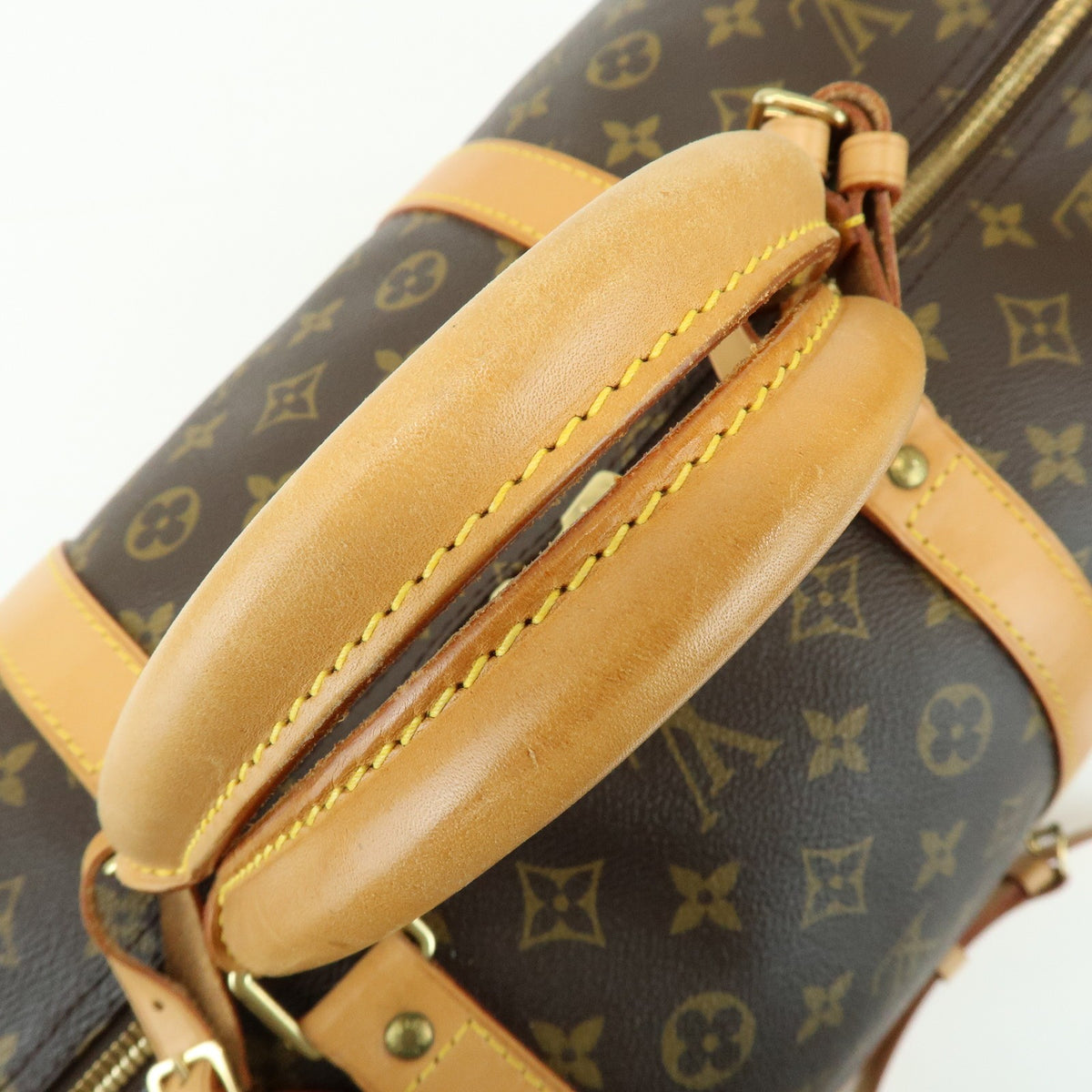 Louis Vuitton Keepall Bandouliere Monogram Canvas, Brown, Canvas, Travel Bag