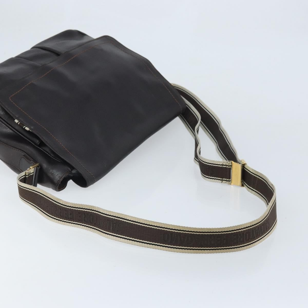 Salvatore Ferragamo Vintage Leather, Brown, Leather, Shoulder Bag