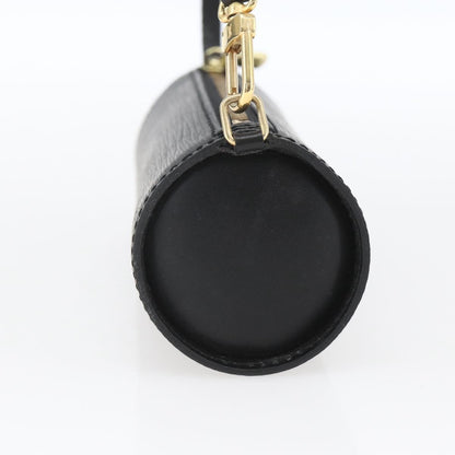 Louis Vuitton Soufflot Pochette Epi Leather, Black, Leather, Clutch