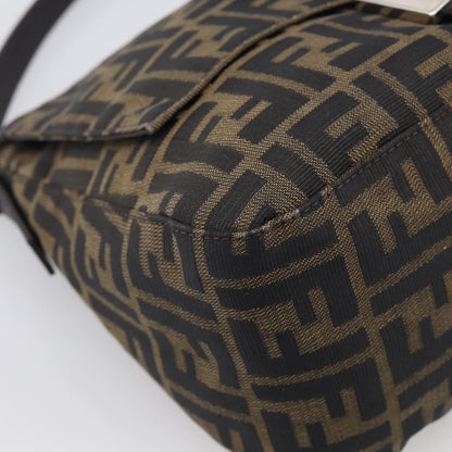 Fendi Mamma Baguette Zucca Jacquard Velvet, Multicolour, Canvas, Shoulder Bag