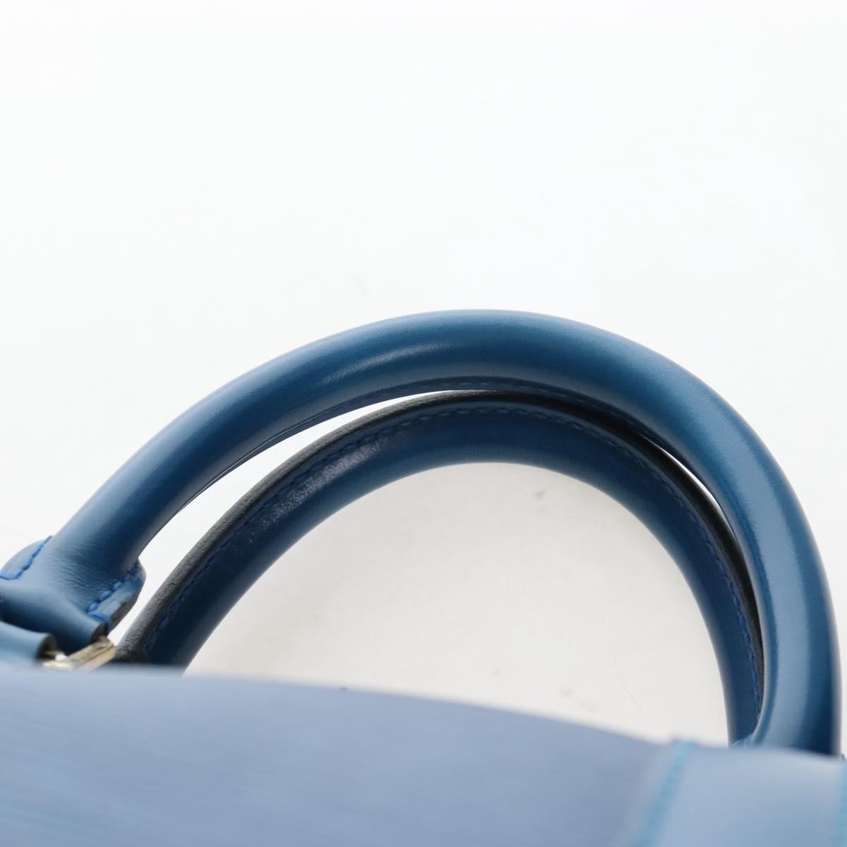 Louis Vuitton Keepall Epi Leather, Blue, Leather, Travel Bag