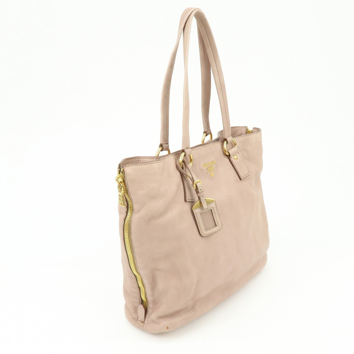 Prada Vitello Daino Leather, Pink, Leather, Shoulder Bag
