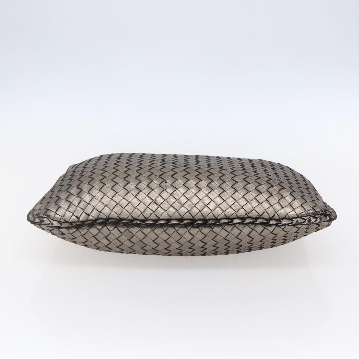 Bottega Veneta Veneta Hobo Quilted Leather, SILVER, LEATHER, Handbag