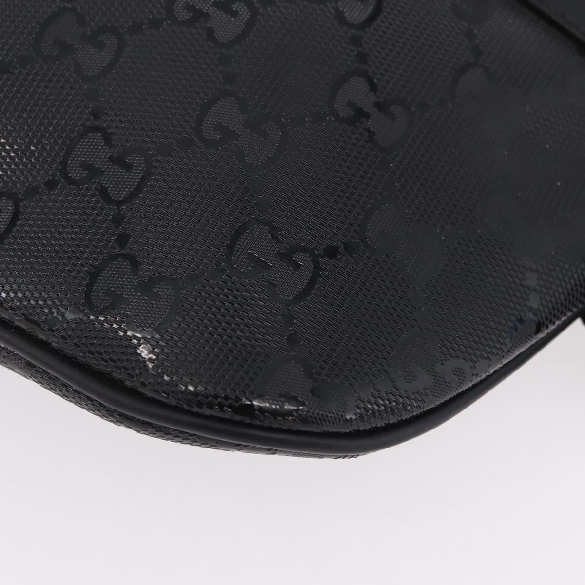 Gucci Belt GG Imprime, Black, Canvas, Handbag