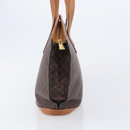 Celine Macadam Canvas and leather, Brown, Canvas, Tote Bag