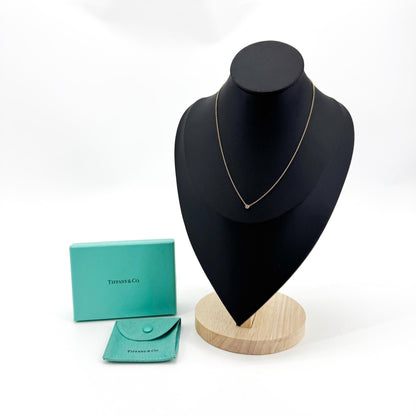 Tiffany & Co. Elsa Peretti Diamonds By The Yard Pendant 18K Yellow Gold with Diamond, Gold, Yellow Gold, Necklace