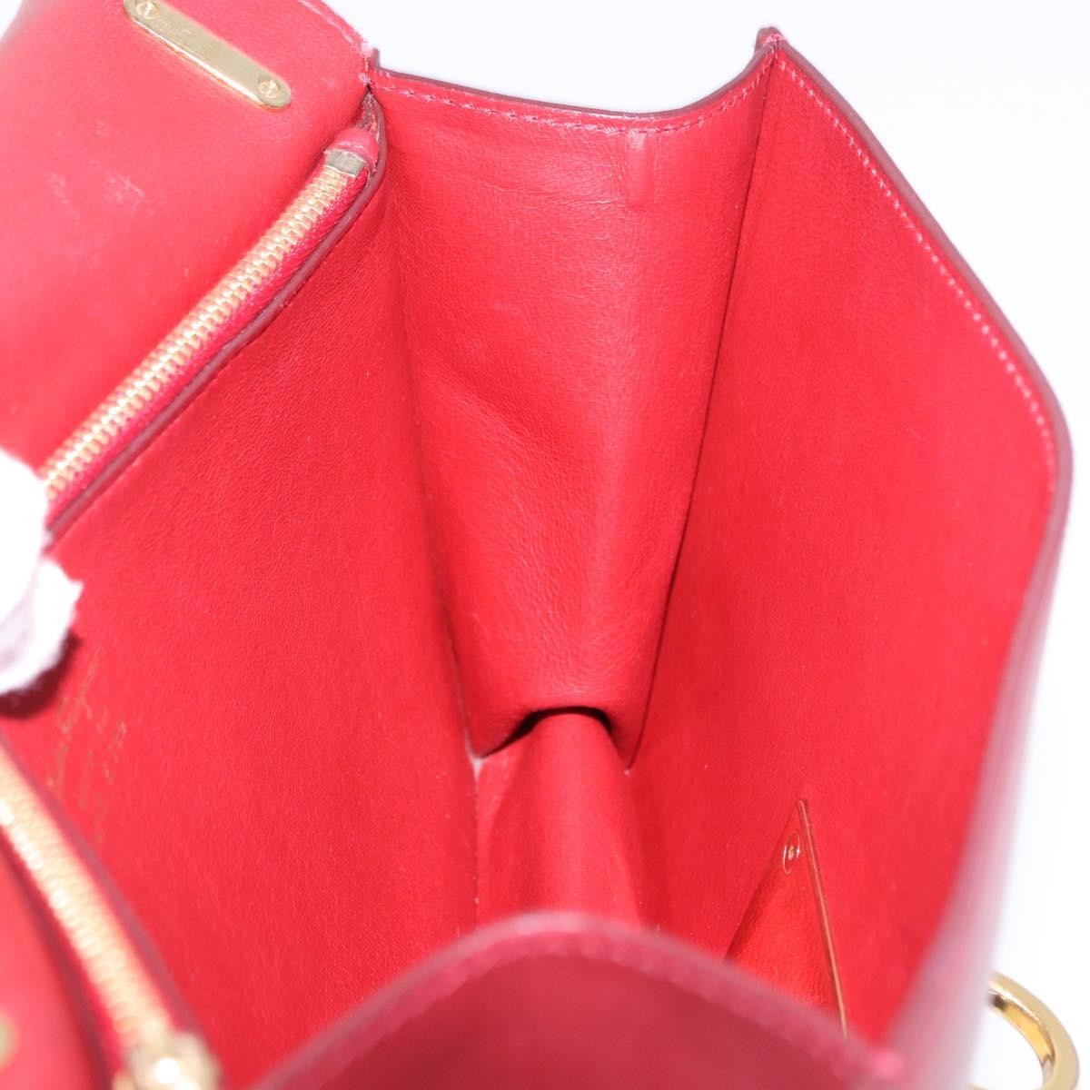 Salvatore Ferragamo Aileen Leather, Burgundy, Leather, Shoulder Bag