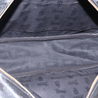 Gucci Zip Messenger GG Imprime, Black, Canvas, Shoulder Bag