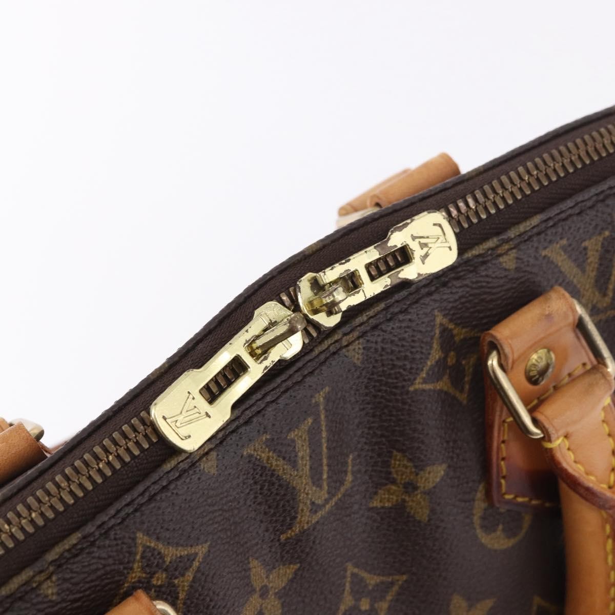 Louis Vuitton Vintage Alma Monogram Canvas, Brown, Canvas, Handbag