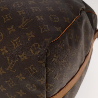 Louis Vuitton Keepall Bandoulière 60, Brown, Canvas, travel