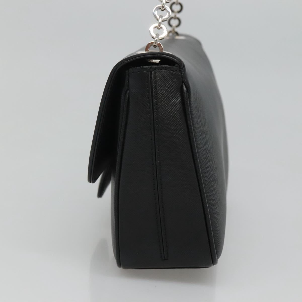 Salvatore Ferragamo Gancini, Black, Leather, shoulder