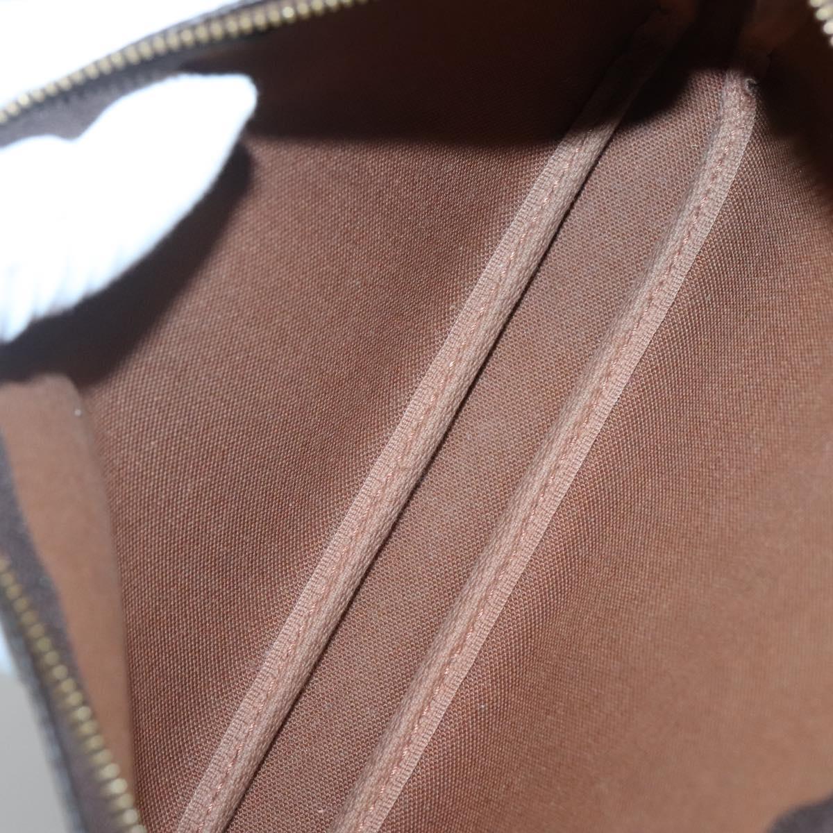 Louis Vuitton Pochette Accessoire, Brown, Canvas, clutch