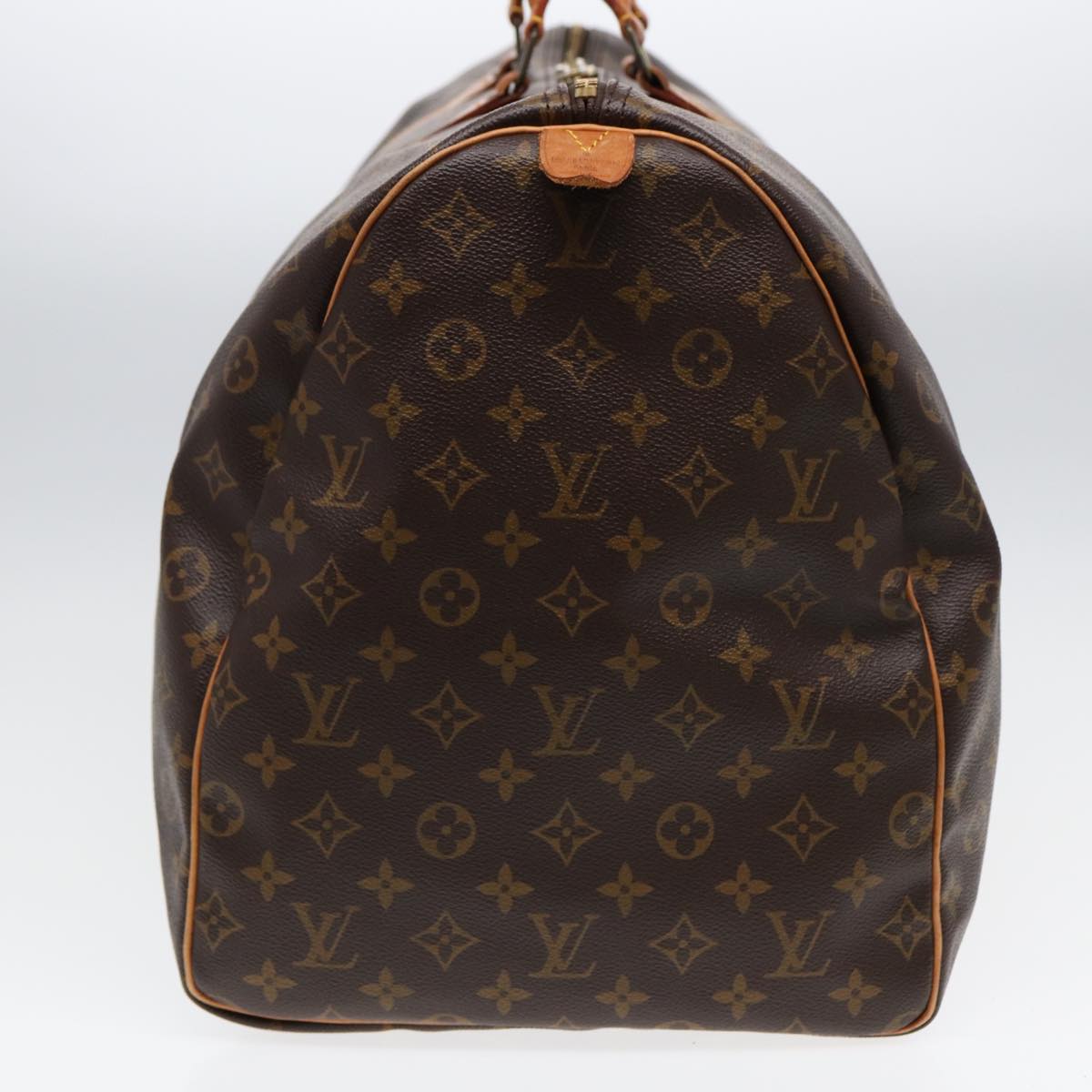 Louis Vuitton Keepall 60, Brown, Canvas, travel