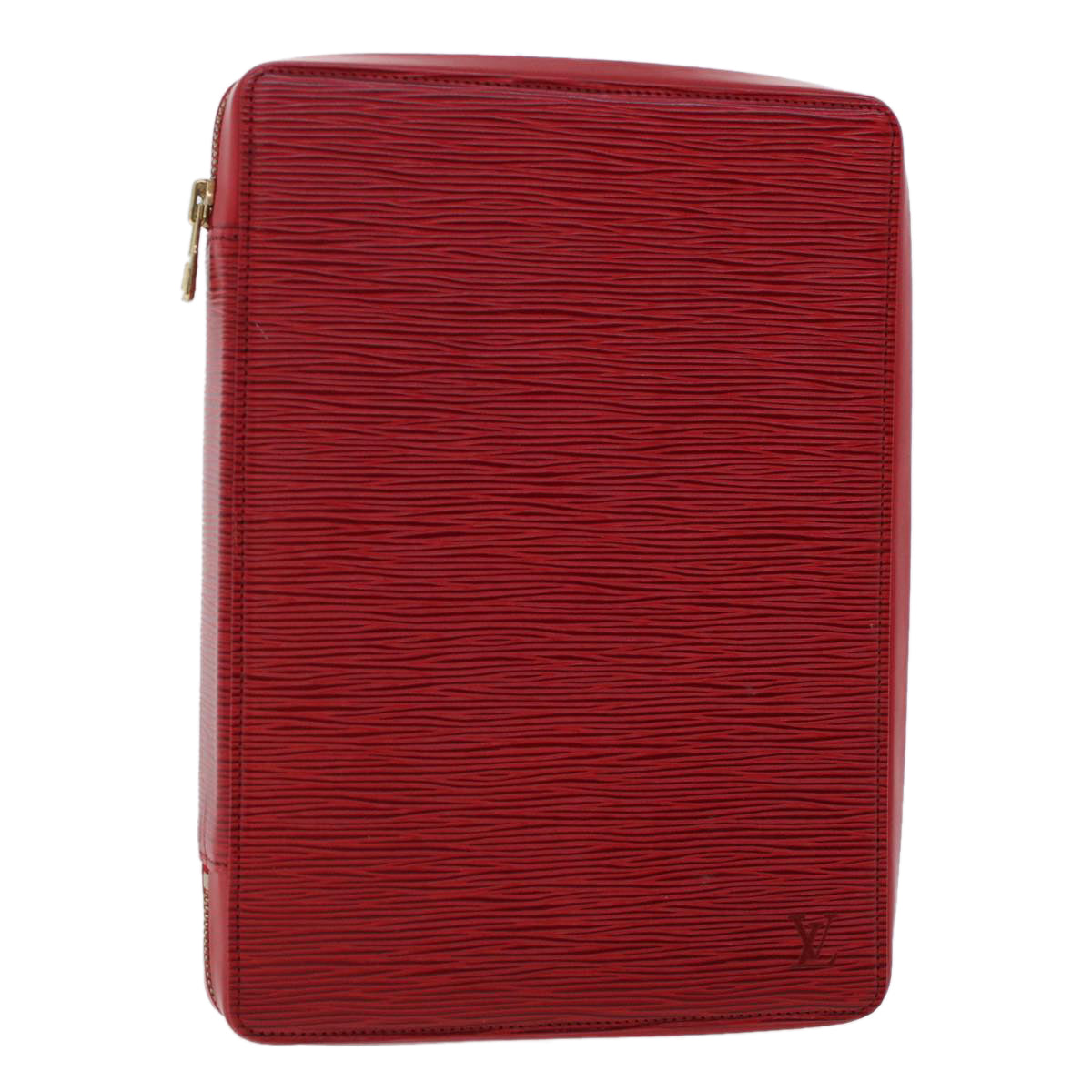 Louis Vuitton Pochette, Red, Leather, clutch