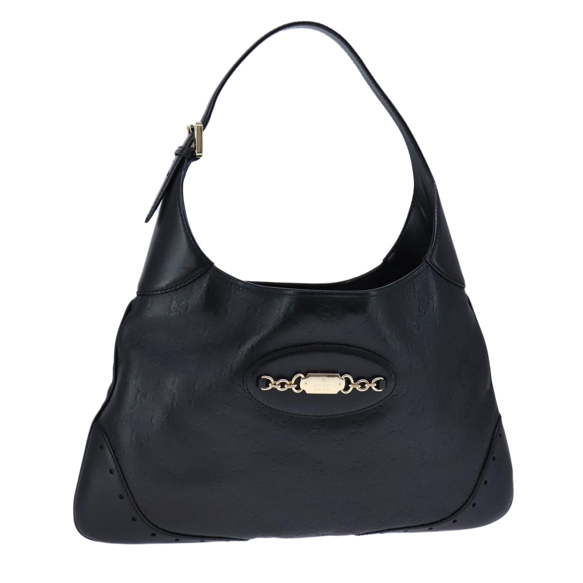 Gucci Jackie, Black, Leather, shoulder