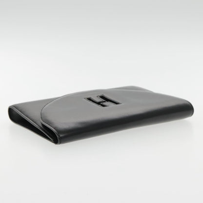 Hermès H, Black, Leather, clutch