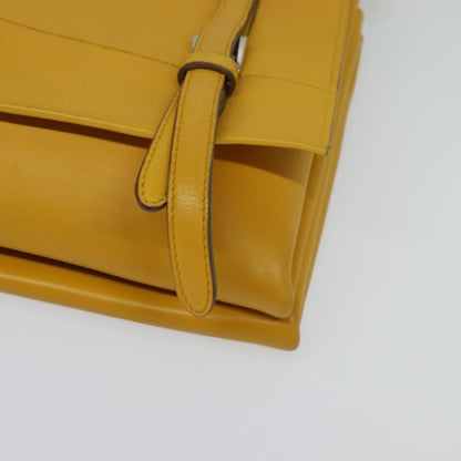 Prada, Yellow, Leather, shoulder