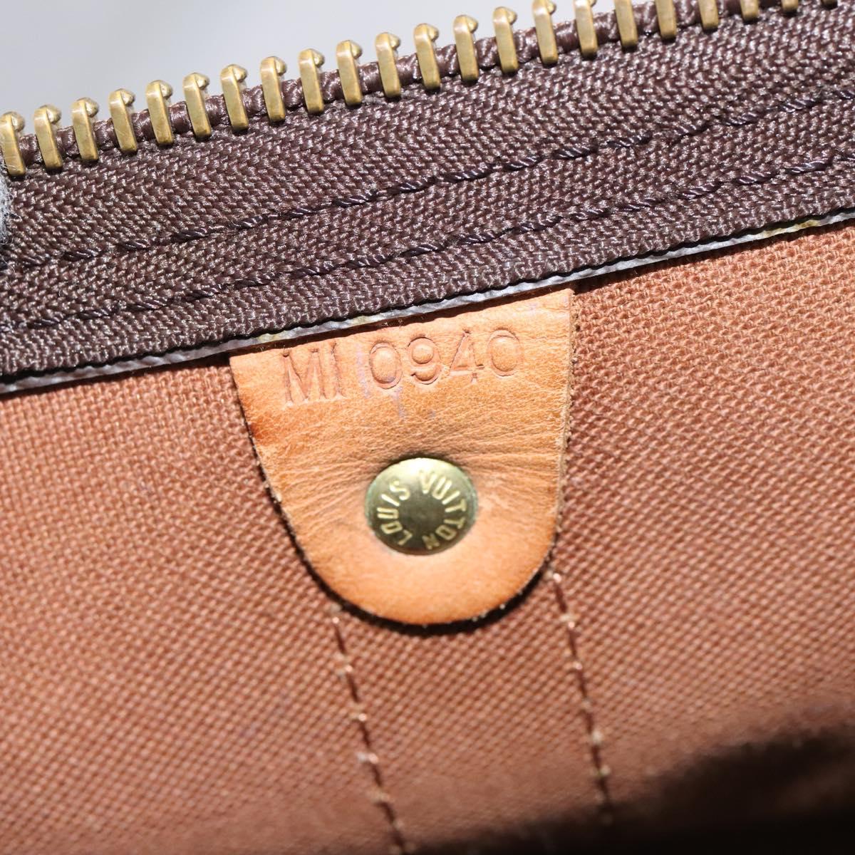 Louis Vuitton Keepall 60, Brown, Canvas, travel