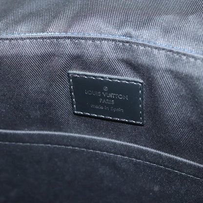 Louis Vuitton District, Grey, Canvas, shoulder