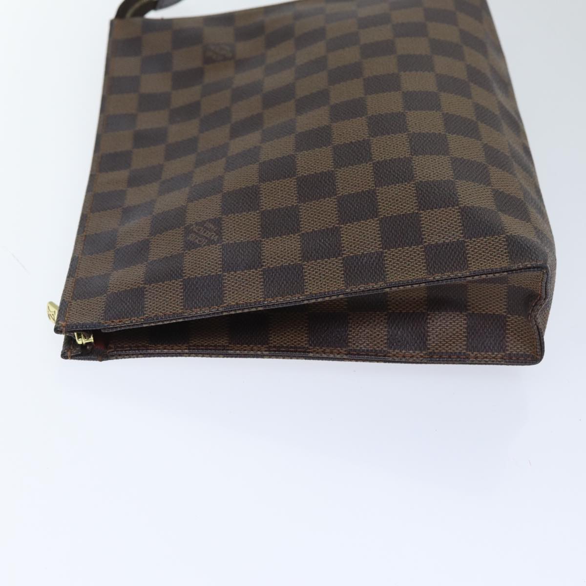 Louis Vuitton Poche Toilette, Brown, Canvas, clutch