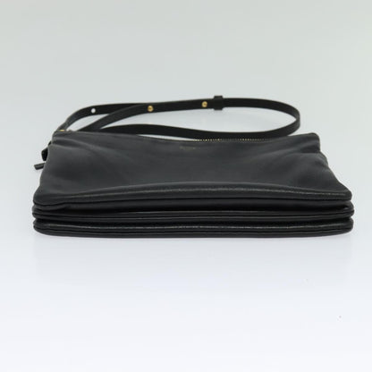 Céline Trio, Black, Leather, shoulder
