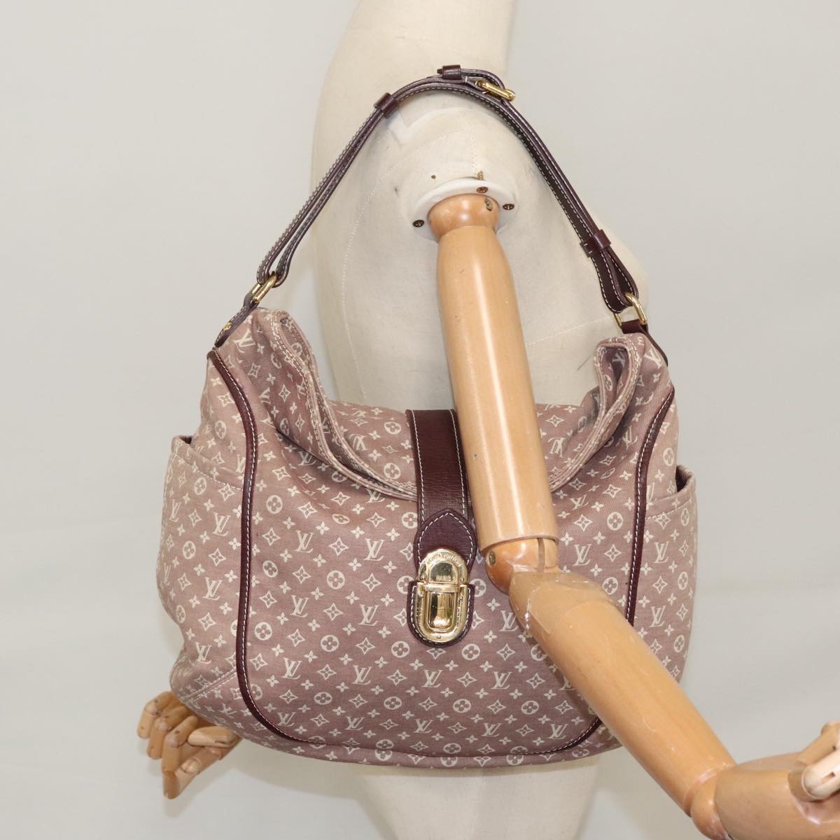 Louis Vuitton Romance, Brown, Canvas, shoulder