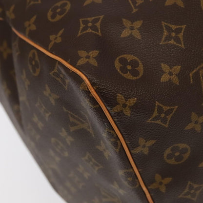 Louis Vuitton Keepall 60, Brown, Canvas, travel